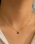 A Initial Letter Locket | Gold Plated Alphabet Pendant